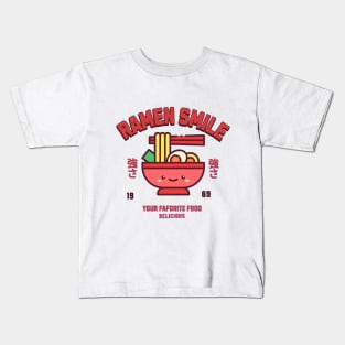 ramen food Kids T-Shirt